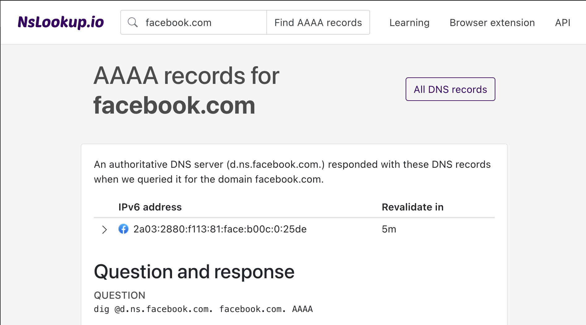 A Records vs. AAAA Records