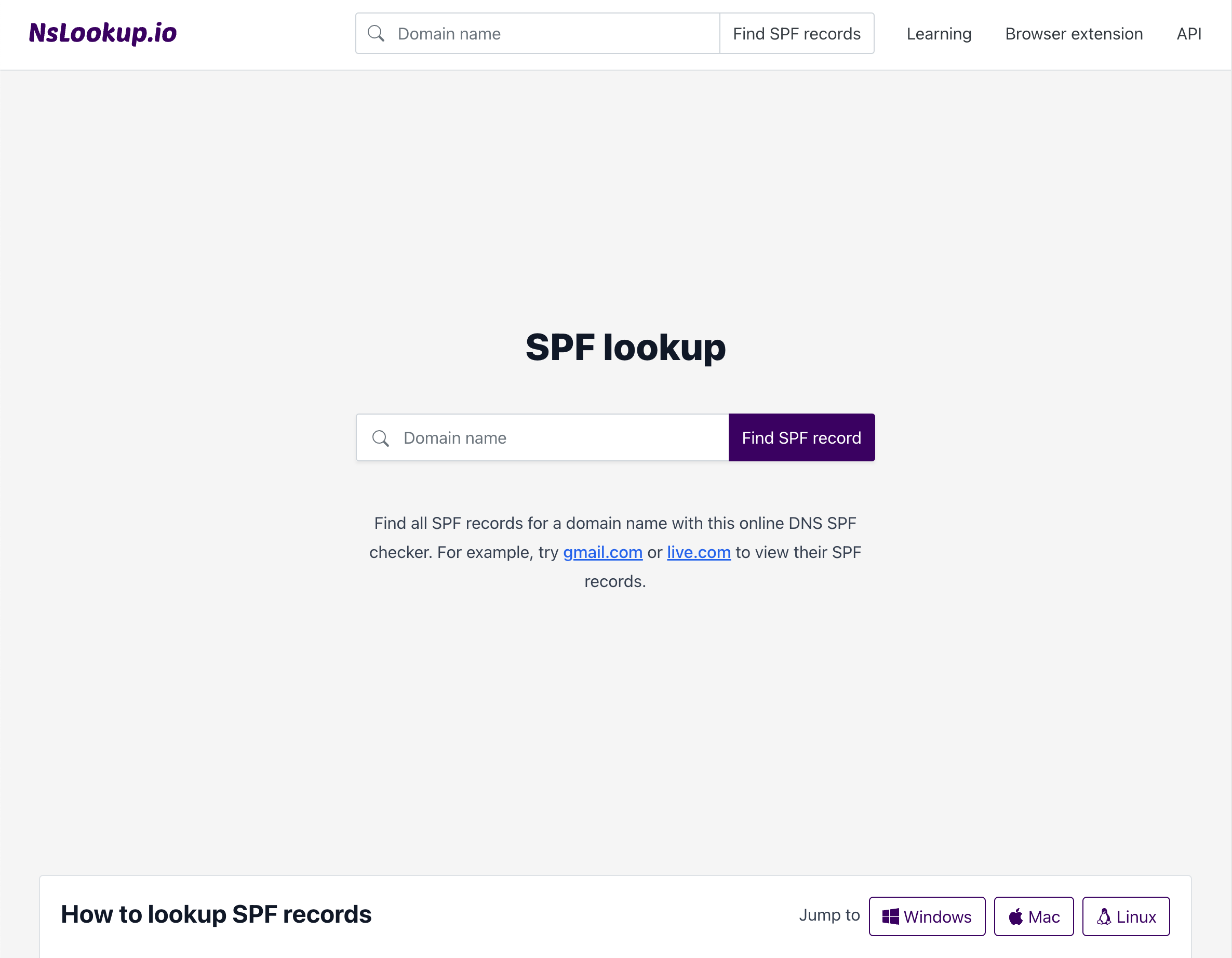 O número de pesquisas em seu registro SPF - DNS & Network
